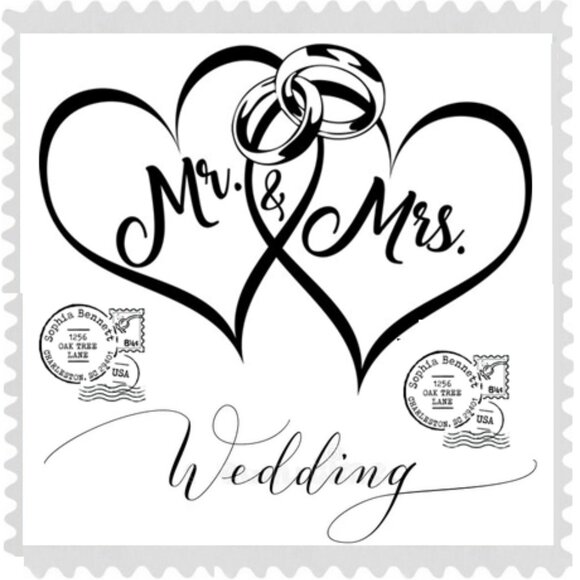 SHARE ~ Save-the-Date & Wedding Invitations ~ 500 Stamps Pack